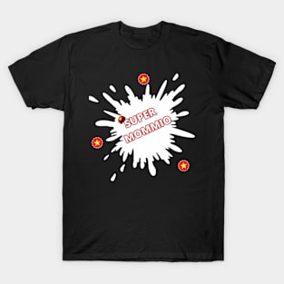 Funny Super Mommio Fitted T-Shirt